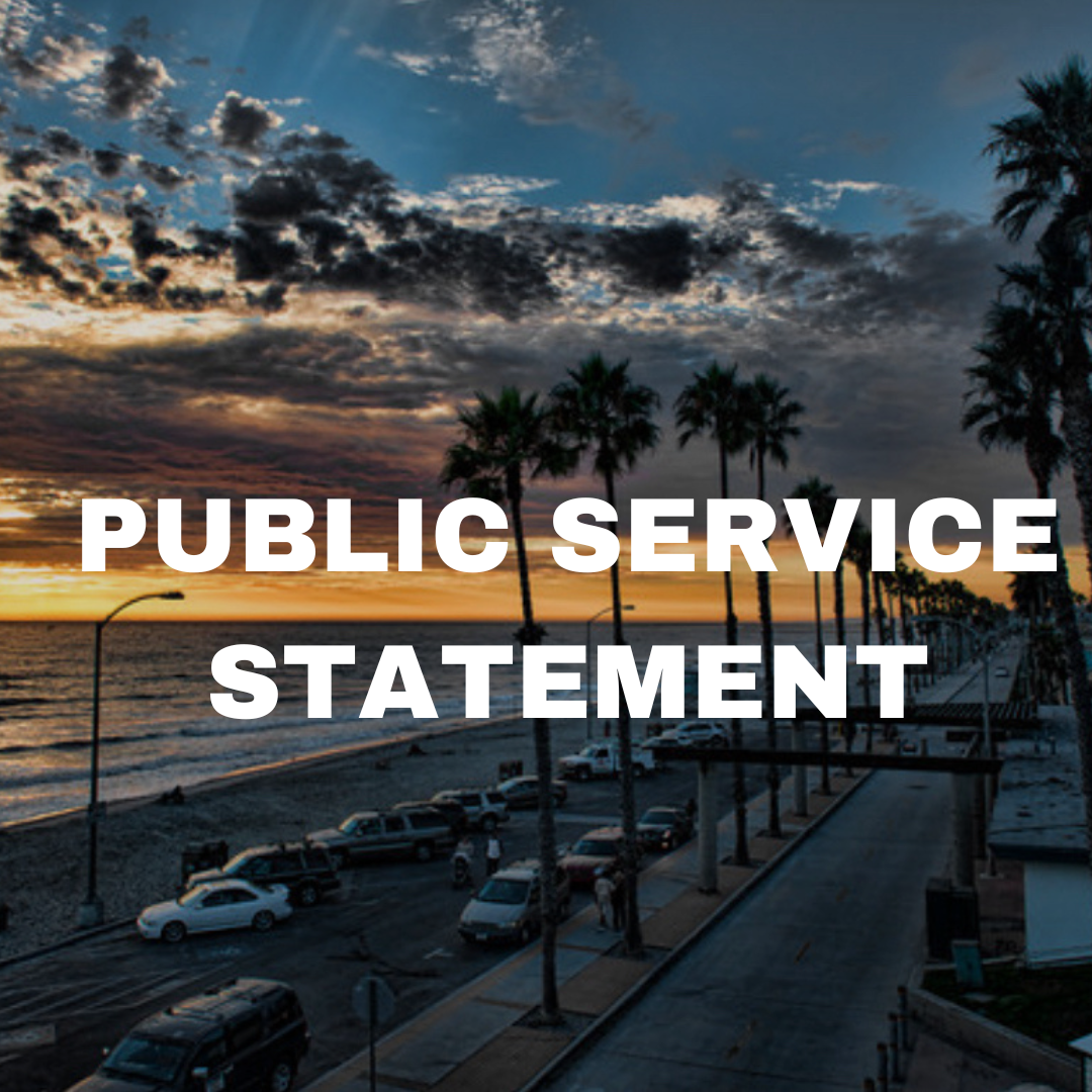 Public Service Statement